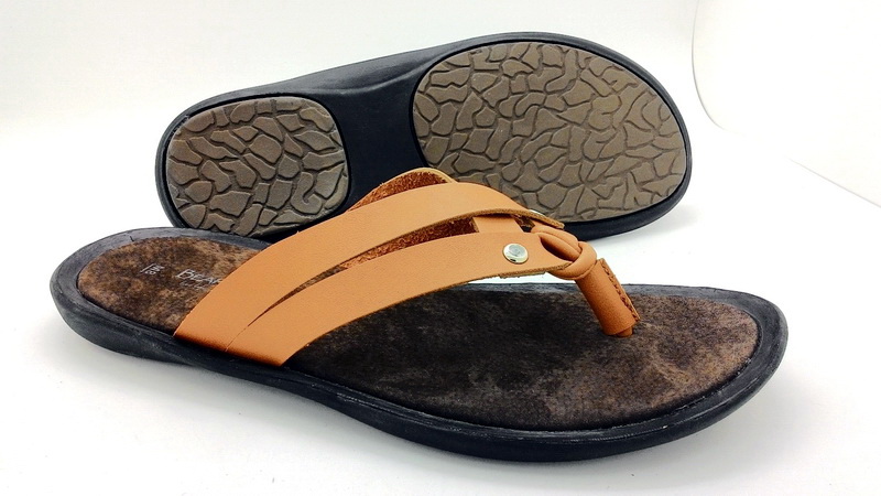 Leather sandals without backstrap (men)
