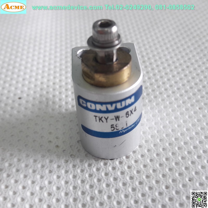 Air Cylinder Convum รุ่น TKY-W-6X4, Bore 6 mm., Stroke 4 mm.