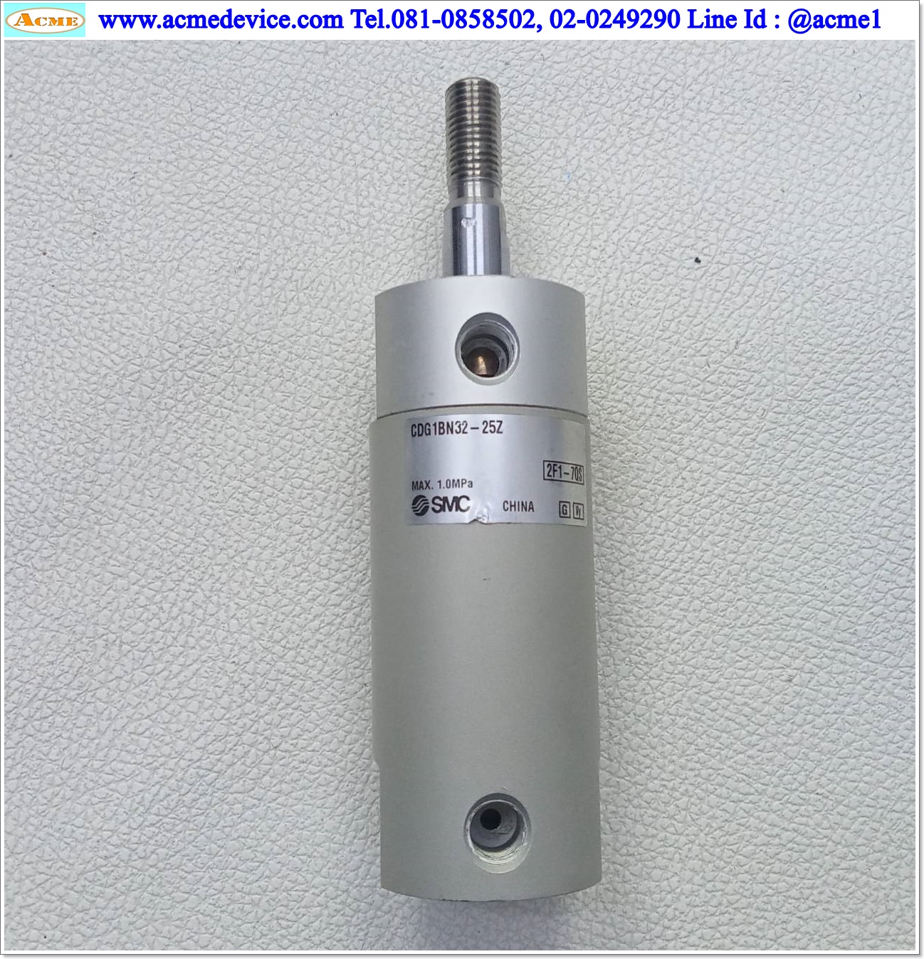 Air Cylinder SMC รุ่น CDG1BN32-25Z, Bore 32 mm., Stroke 25 mm.