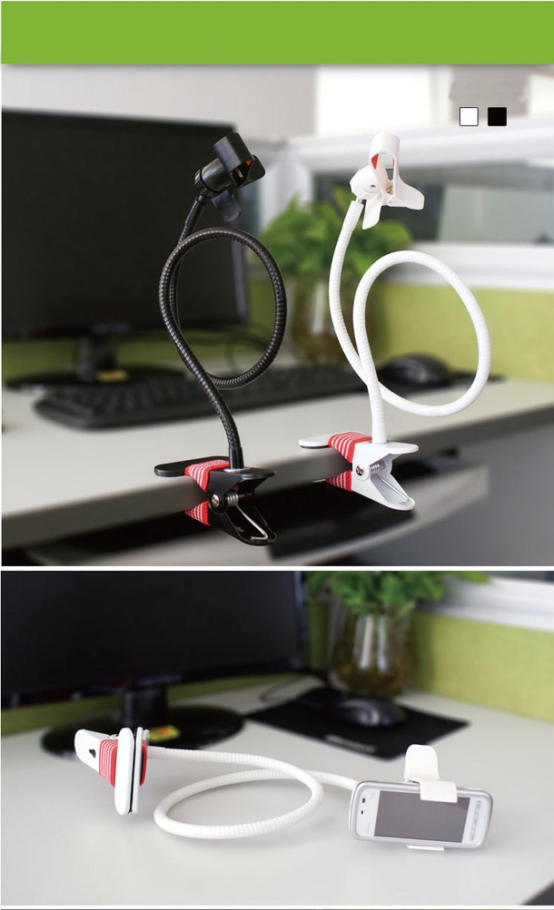 ขาตั้ง/หนีบ/ยึด มือถือ Phoseat Stand (สีขาว)