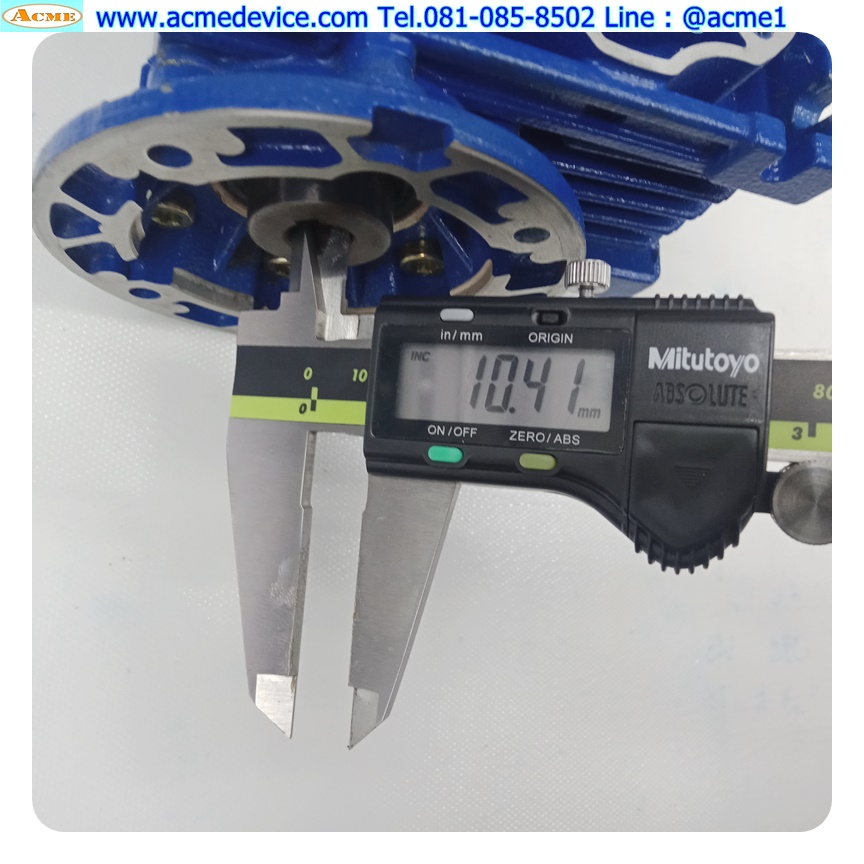 Worm Gear Motovario รุ่น NMRV040, Ratio 20:1, (เพลาเข้า 11mm, ออก 18mm)