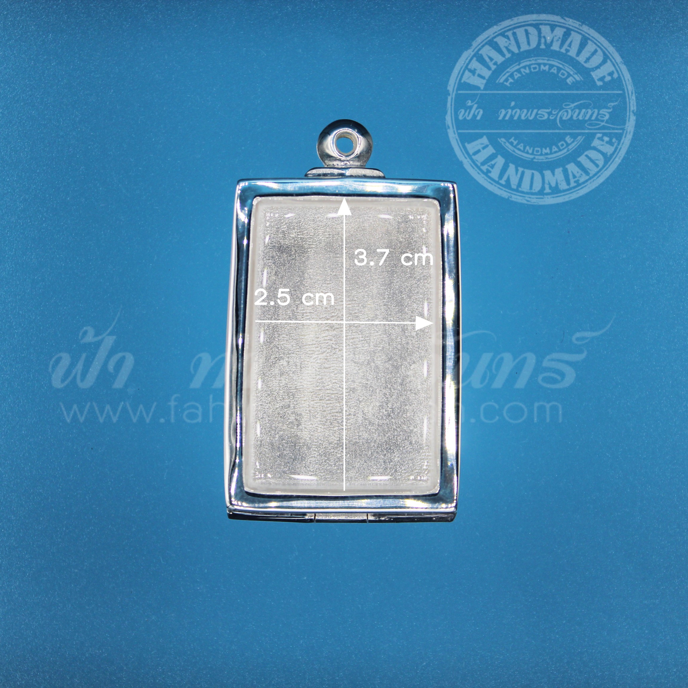 ตลับสมเด็จ ปิดหลัง เงินขัดเงา 92.5%