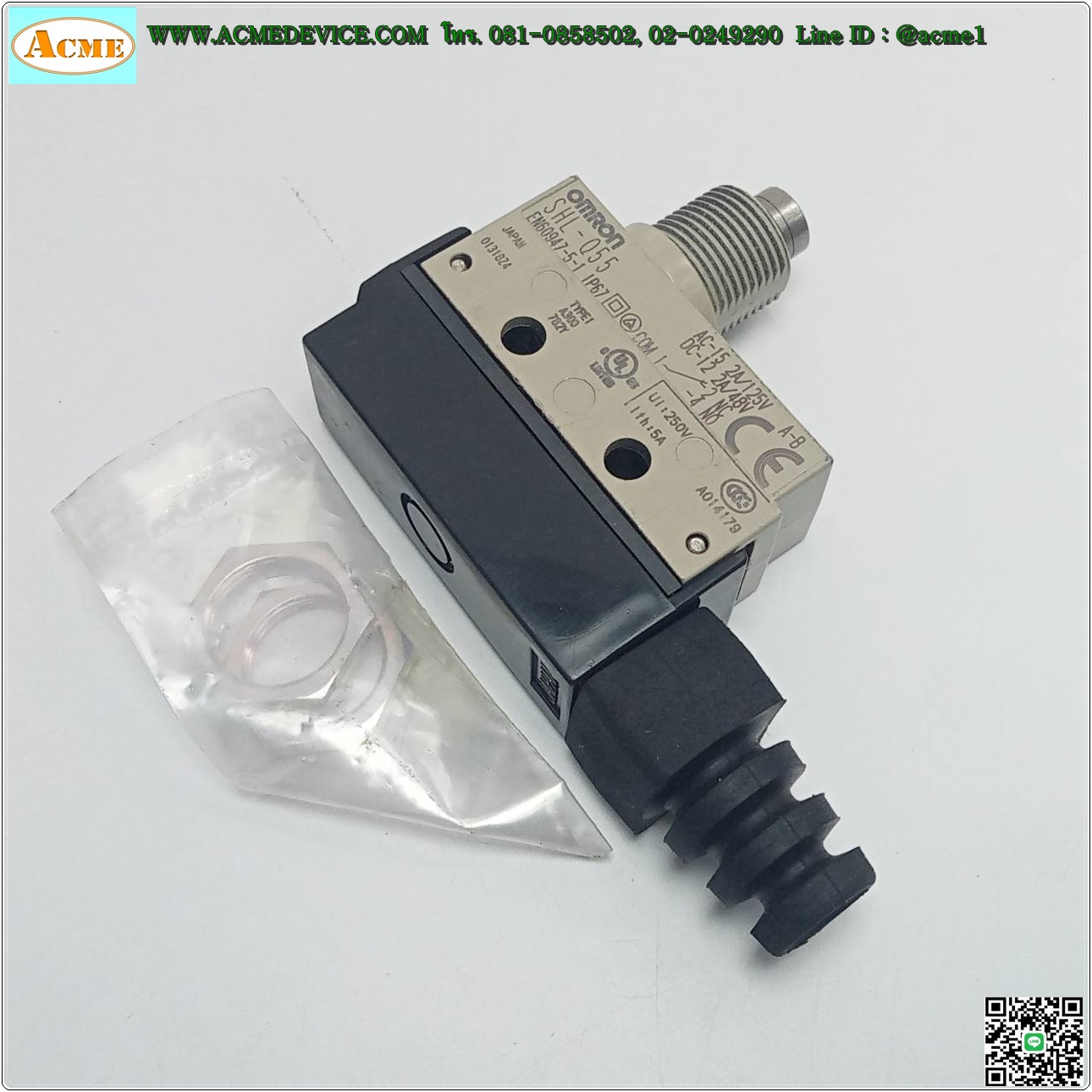 Limit Switch Omron รุ่น SHL-Q55, NO/NC, (Contact)