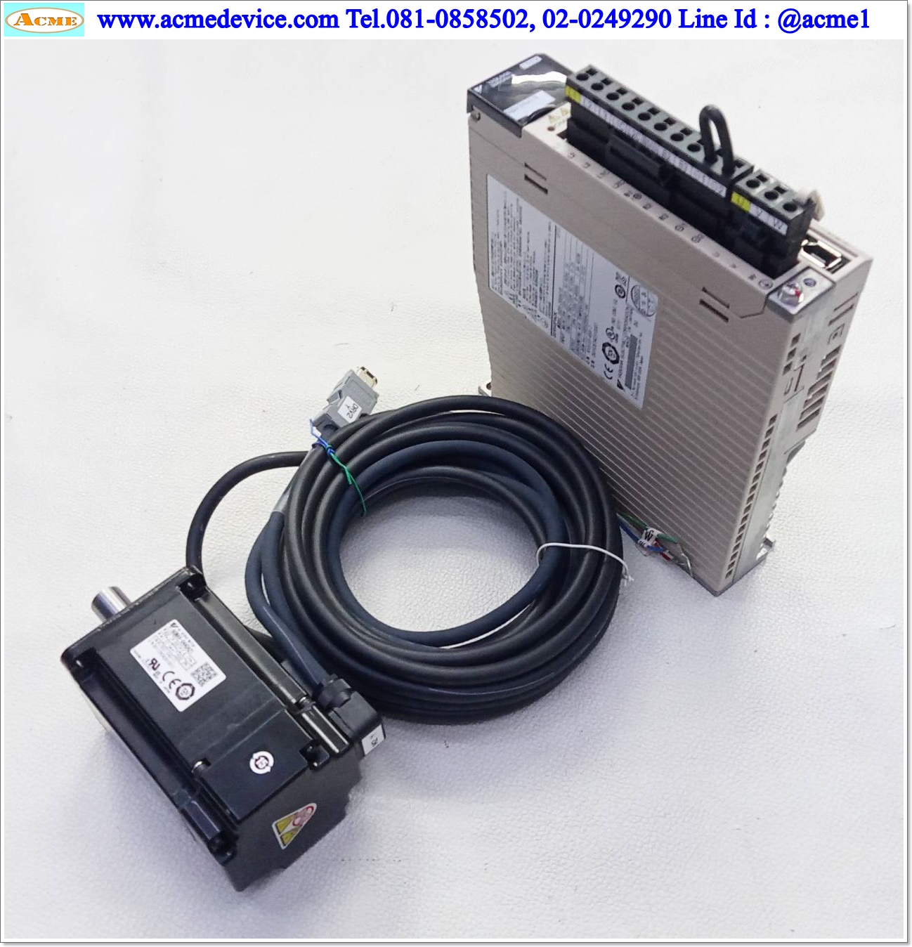 Servo Drive Yaskawa รุ่น SGDV-2R8A01B & Motor SGMAV-04ADA21, 400W