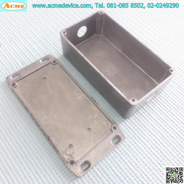 กล่องอลูมเนียม Hammond 1590R1, ขนาด 80x150x45 mm.