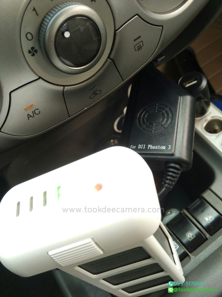 ที่ชาร์จแบตในรถDji Phantom 3 Battery (PreOrder รอสินค้า 10-14วัน)