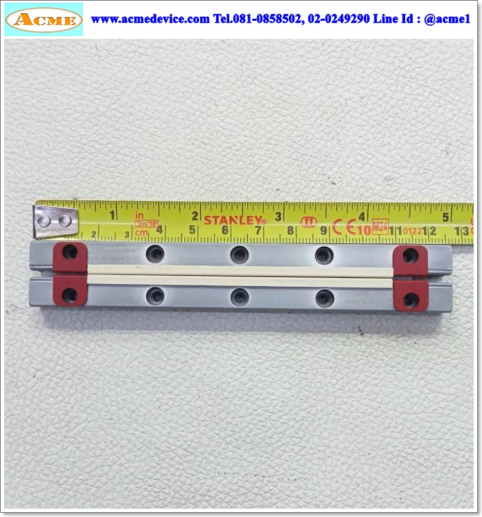 Cross Roller Guide Schneeberger รุ่น RNG 4 125 KS DU, รางสไลด์ขนาด 19 mm. x 125 mm., Stroke 80 mm.