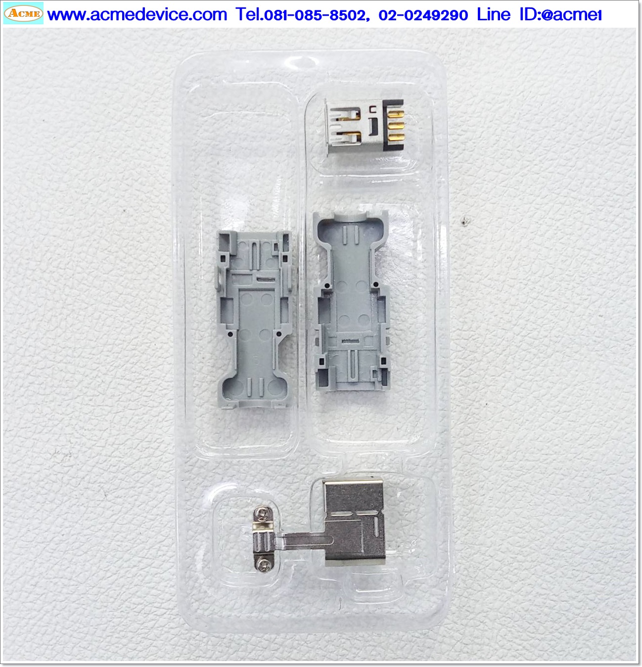 Connector Plug รุ่น SM-6E, IEEE 1394, 6 Pin, (ตัวเมีย)