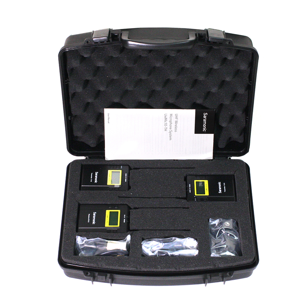 Saramonic UWMIC10-TH Set 2Transmitter 96-Channel Digital UHF Wireless Lavalier Microphone System รับประกันศูนย์ไทย 1 ปี