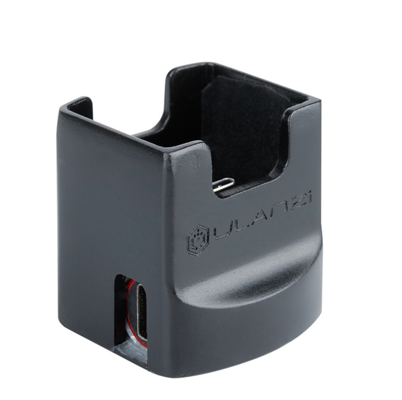 แท่นวางชาร์จยี่ห้อ Ulanzi รุ่น OP2 สำหรับ DJI OSMO Pocket สามารถต่อขาตั้งกล้องแล้วชาร์จด้านข้างของแท่นวางไปพร้อมๆกัน