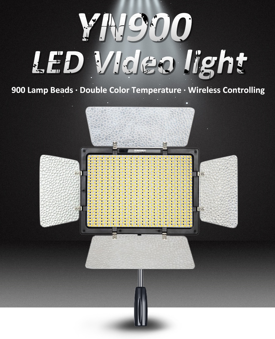 ไฟต่อเนื่องยี่ห้อYONGNUO LED Video Light รุ่น YN900 Bluetooth LED Video Light 3200K-5500K (ไม่รวมแบตและที่ชาร์จ)
