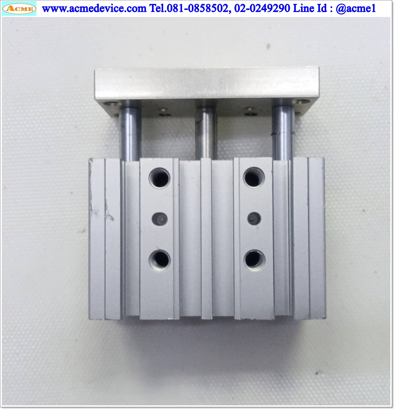 Compact Guide Cylinder SMC รุ่น MGPL12-10, Bore 12 mm., Stroke 10 mm.