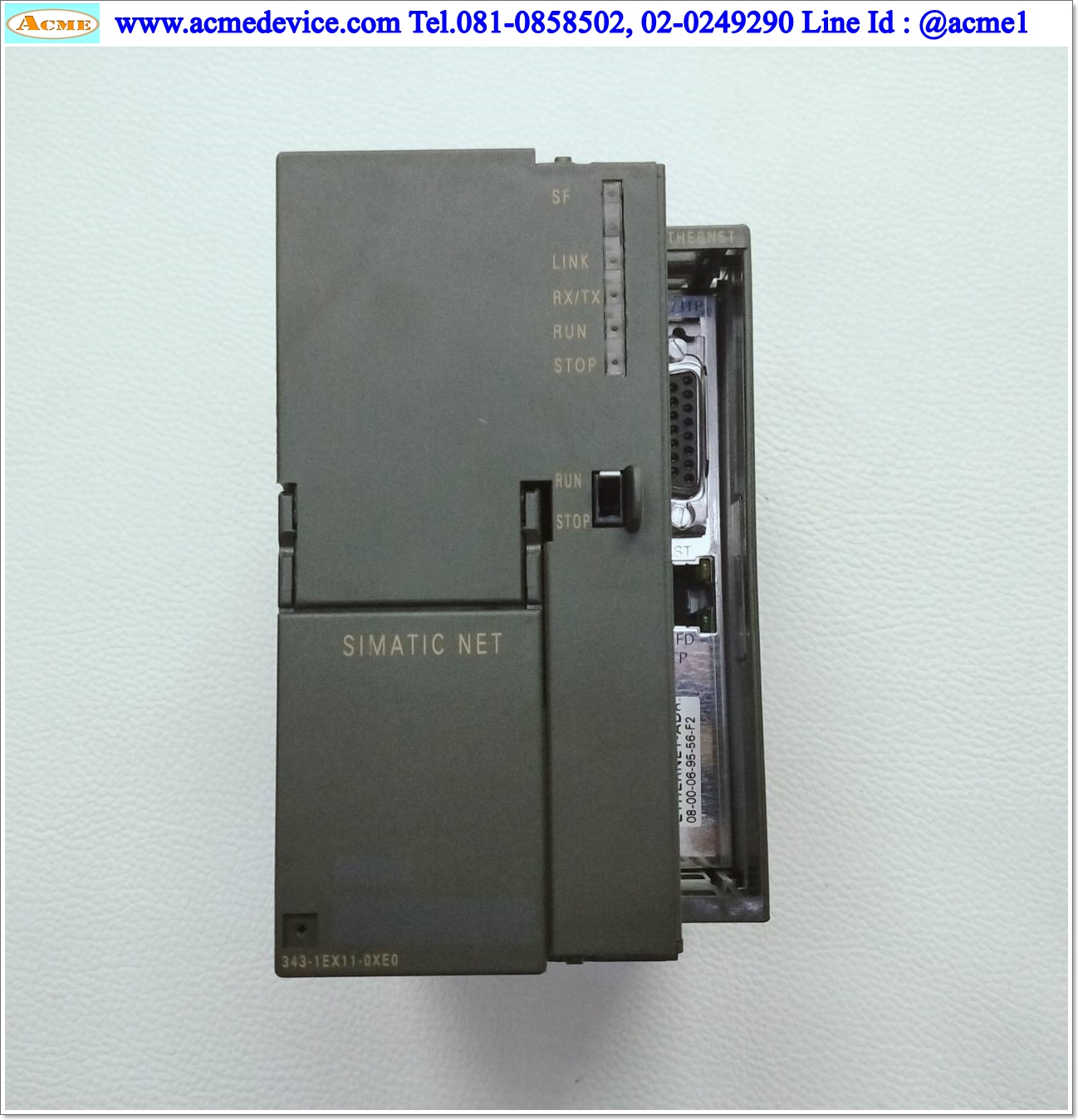 PLC Siemens Simatic รุ่น 6GK7343-1EX11-0XE0, NET CP Industrial Ethernet