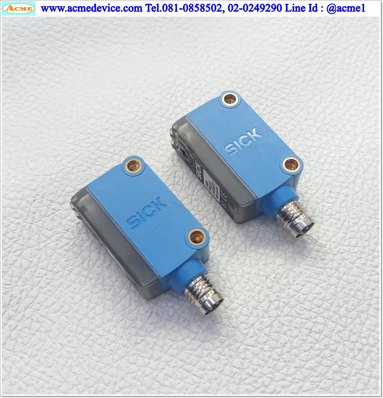 Photoelectric Sick รุ่น GSE6-P4111, GS6-P4111 + GE6-P4111 ระยะ 10m., PNP, Light-ON / Dark-ON, (รับ-ส่ง)