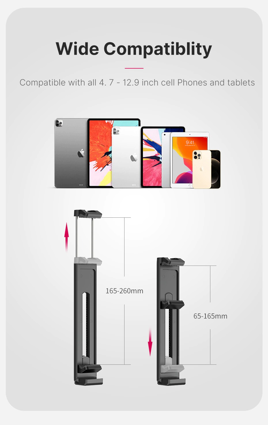 Ulanzi U Pad II หัวจับTablet มือถือ สำหรับต่อเข้ากับขาตั้งกล้อง มีช่องต่อHotshoeต่อไมค์หรืออุปกรณ์เสริม