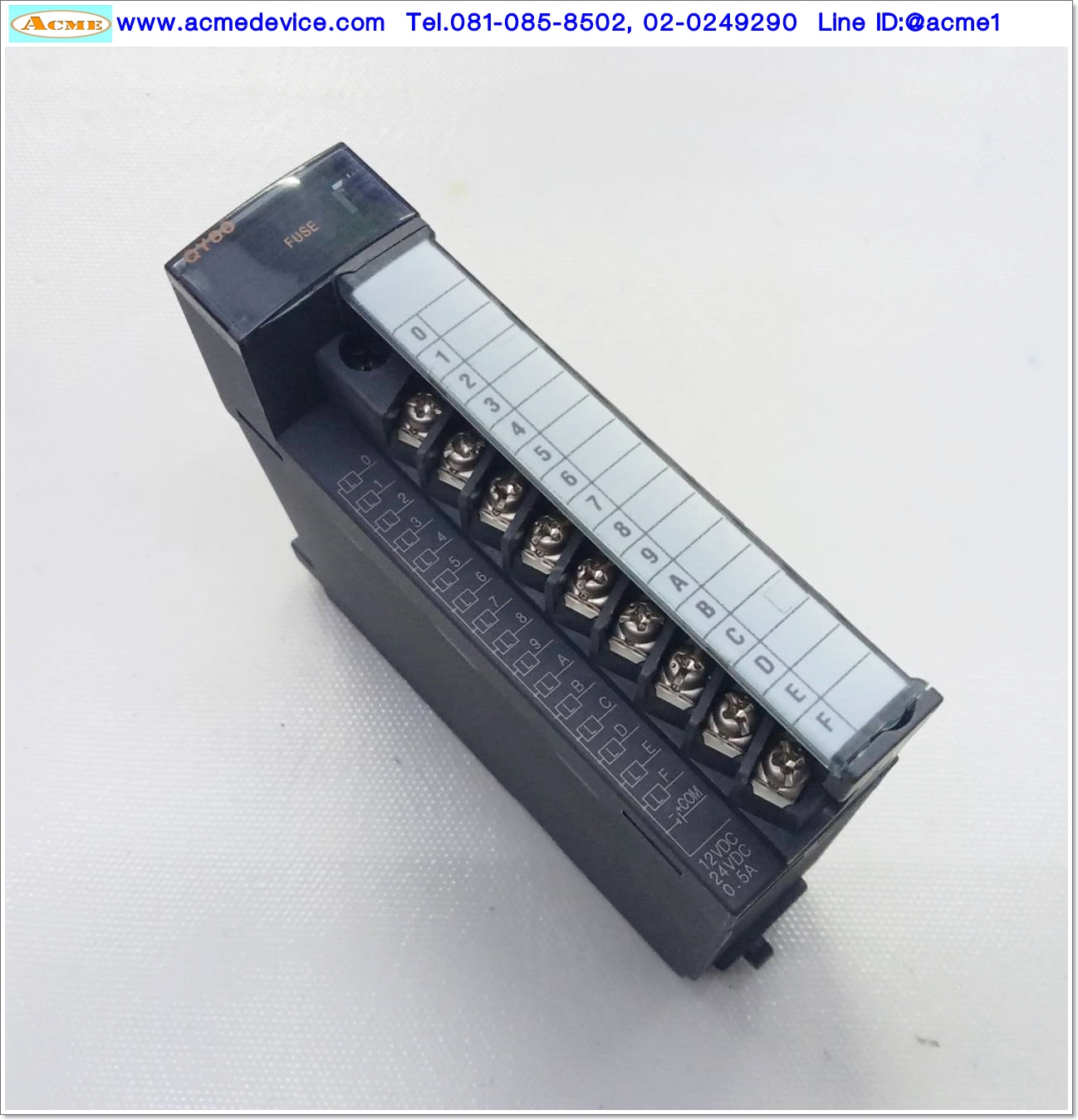 PLC MITSUBISHI รุ่น QY80, 0.5A/Output, 16 Output Unit