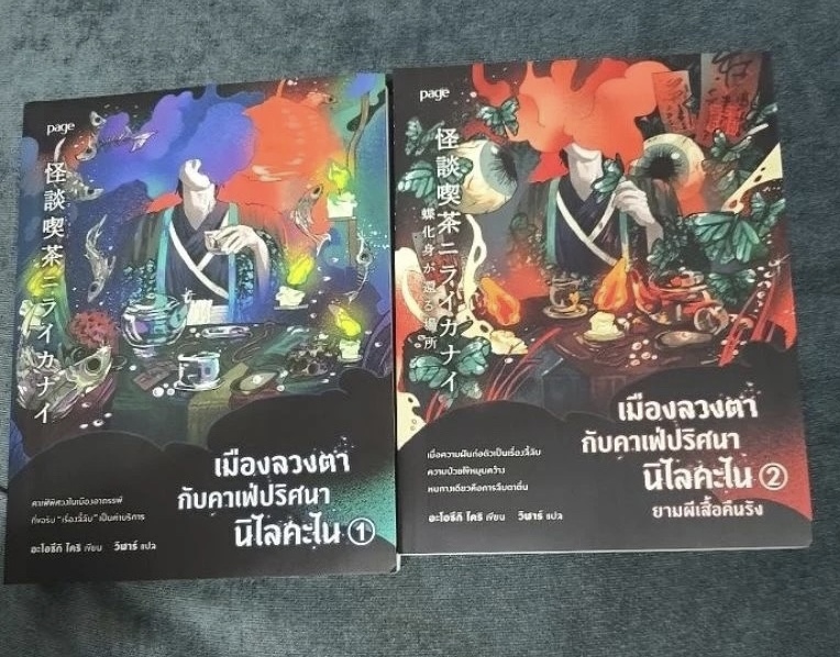 (สั่ง8จ่าย7) เมืองลวงตากับคาเฟ่ปริศนานิไลคะไน + ยามผีเสื้อคืนรัง อะโอซึกิ ไคริ ราคา 406