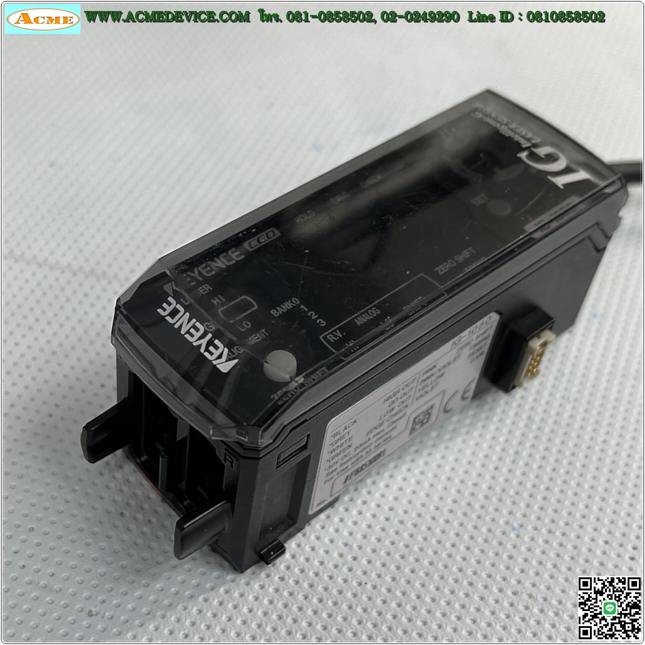 Laser Amp Keyence รุ่น IG-1050, NPN, PNP, NO, NC