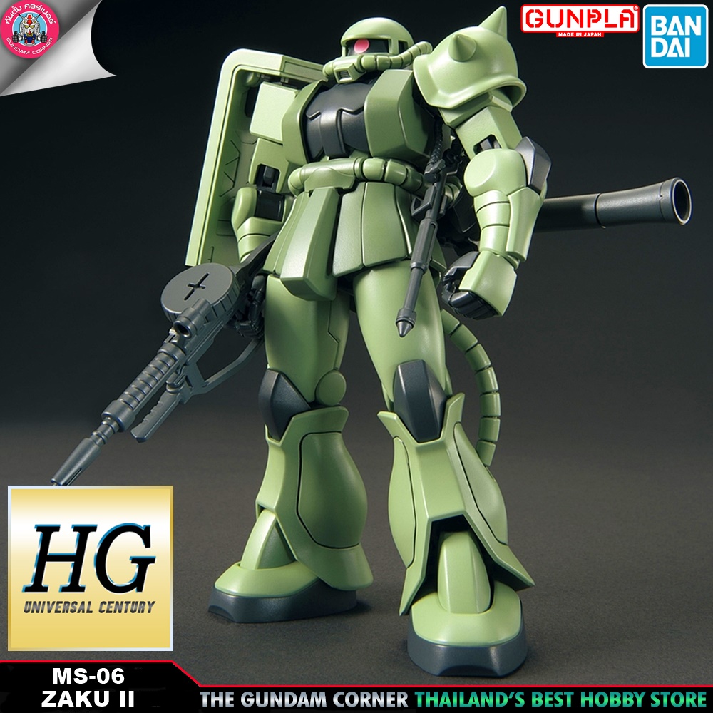 BANDAI HG MS-06 ZAKU II REVIVE โมเดล กันดั้ม กันพลา PS TOYLAND HGUC