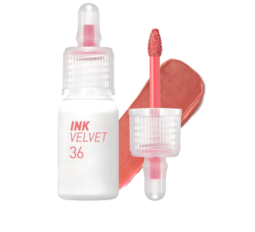 ลิปเพริเพร่า Peripera Lip Ink Velvet 4g #36 Active Coral