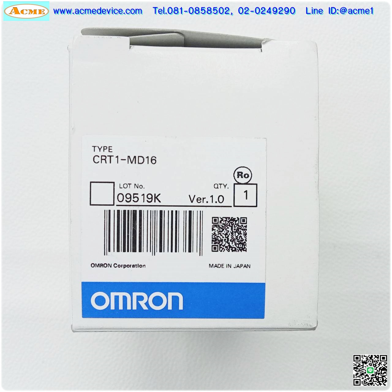 Remote Terminal Omron รุ่น CRT1-MD16, I/O unit