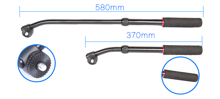 หัวแพนกล้องสำหรับงานวิดีโอ JIEYANG รุ่นJY0506H (ราคาเฉพาะหัวแพน)