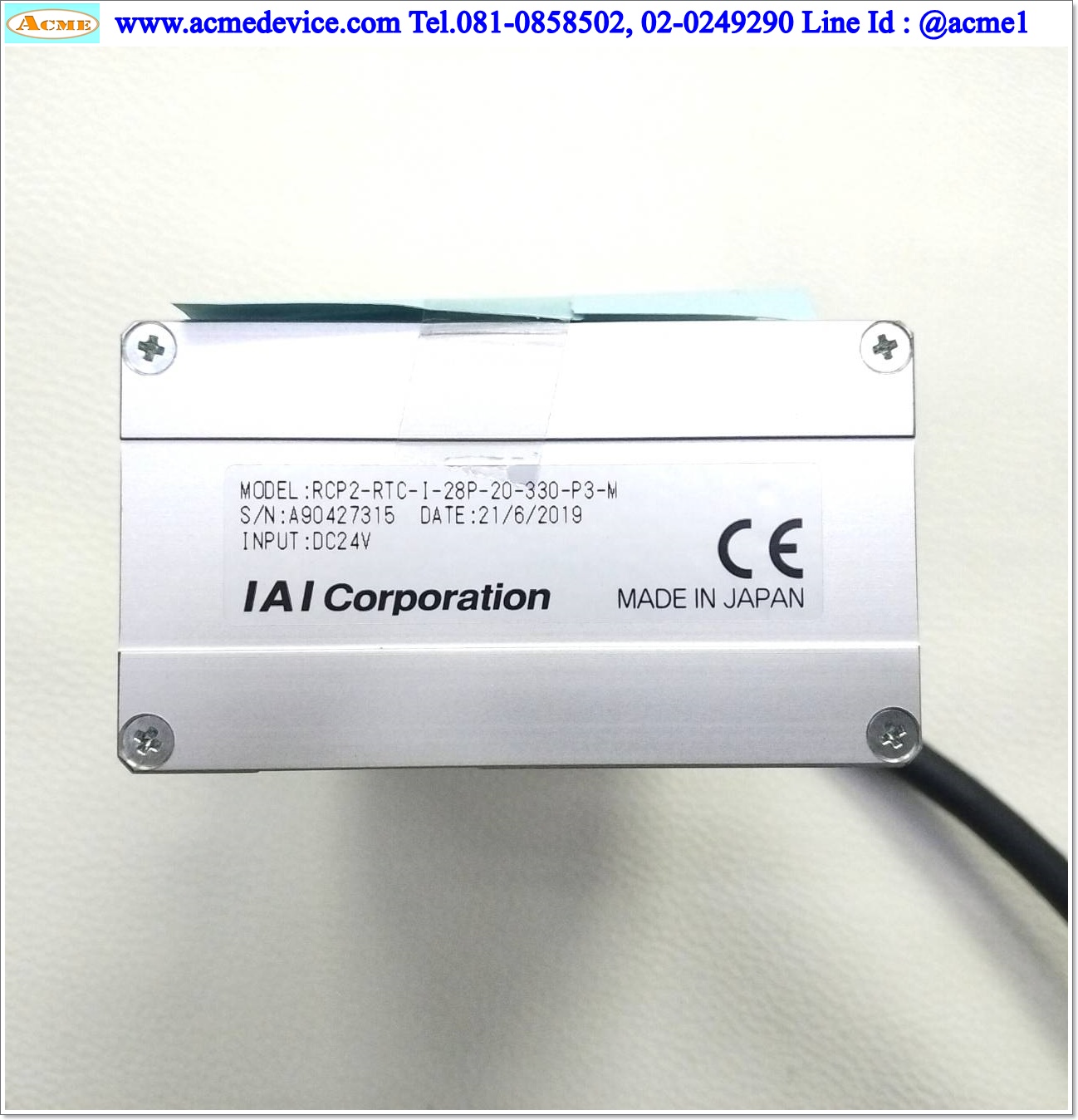 Rotary IAI รุ่น RCP2-RTC-I-28P-20-330-P3-M, Ratio 20 mm., 330°