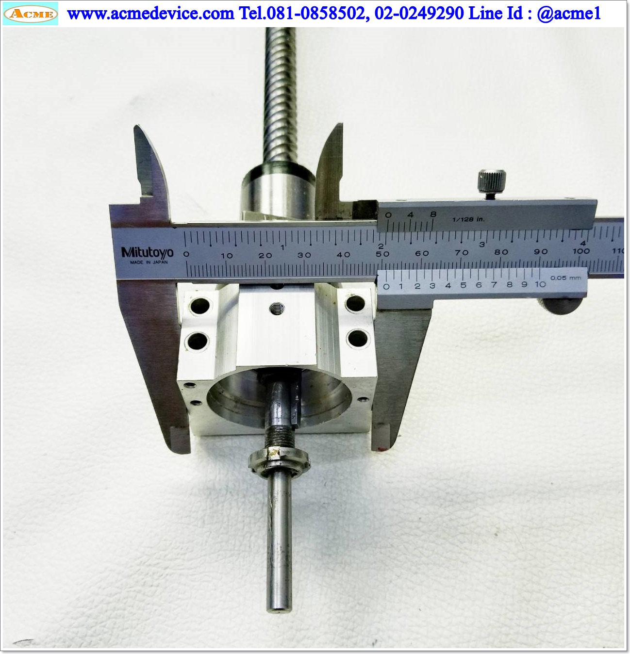 Ball Scew ??? รุ่น ???, ขนาดเพลา 12 x 710 mm., Stroke 570 mm., Pit 16 mm.