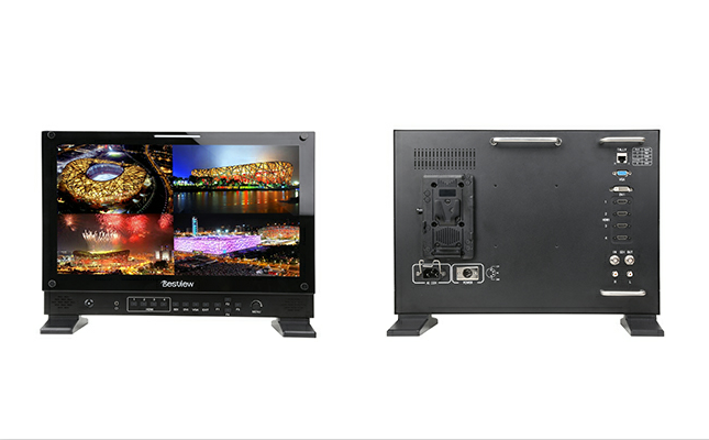 BESTVIEW S15 15 inch 4k HDMI broadcast monitor 4 ch HDMI input support quad view function build in 4 EBUSMPTEREC709DCI รับประกันศูนย์ไทย1ปี