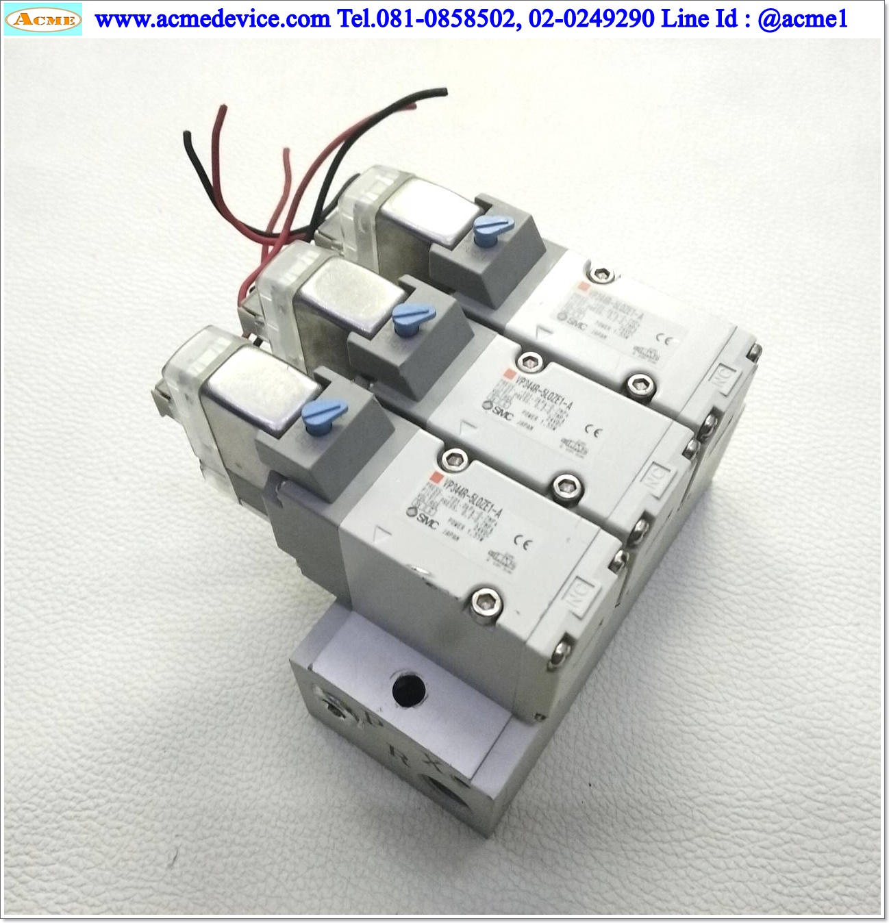 Solenoid Valve SMC รุ่น VP344R-5LOZE1-A (3), 3/2, Coil 24Vdc