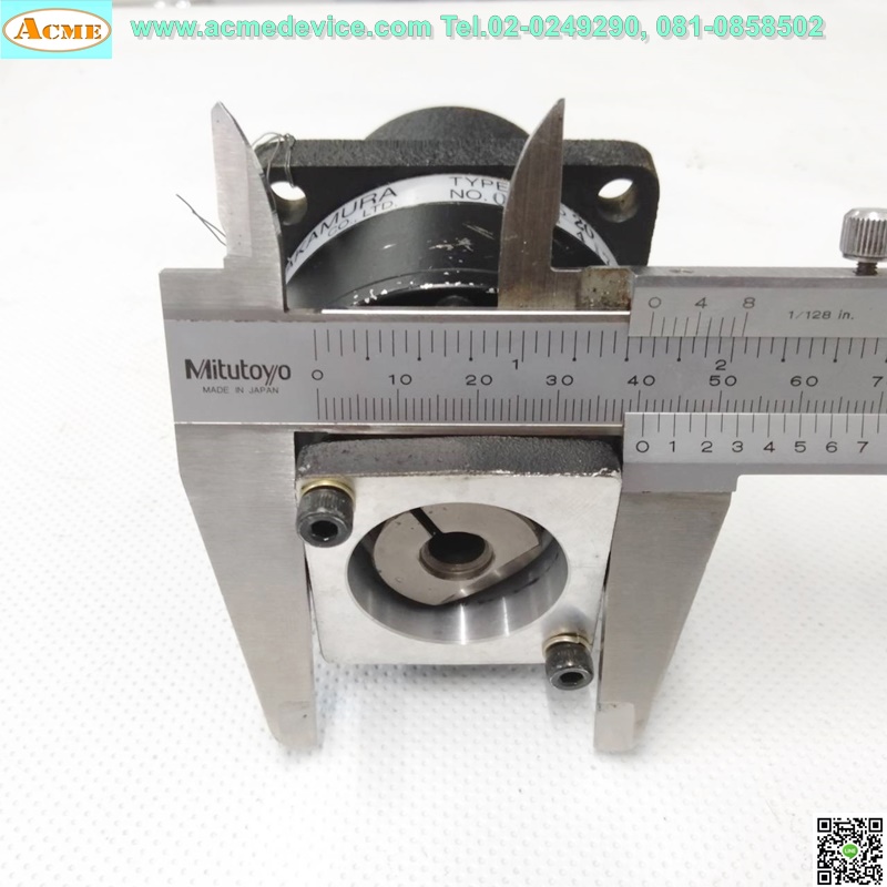 Gear Head Takamura รุ่น K6520A, Ratio 20:1, (เพลาเข้า 8 mm., ออก 16 mm.), for 100w