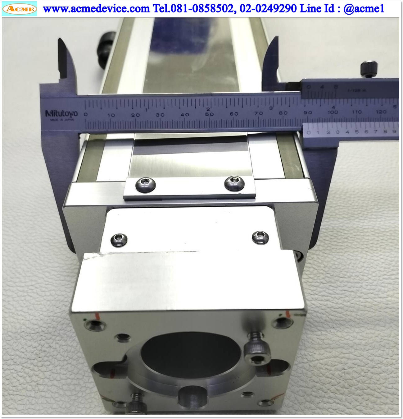 แกนสำเร็จรูป Ball Screw IAI รุ่น ISPDBCR-S-16-60-200-AQ-SCB010-MPG100-GPA-AMC-2C-EM-RM2-NSE-NW-SP, ขนาด 90 x 570 mm., Stroke 210 mm., Pit 16 mm.
