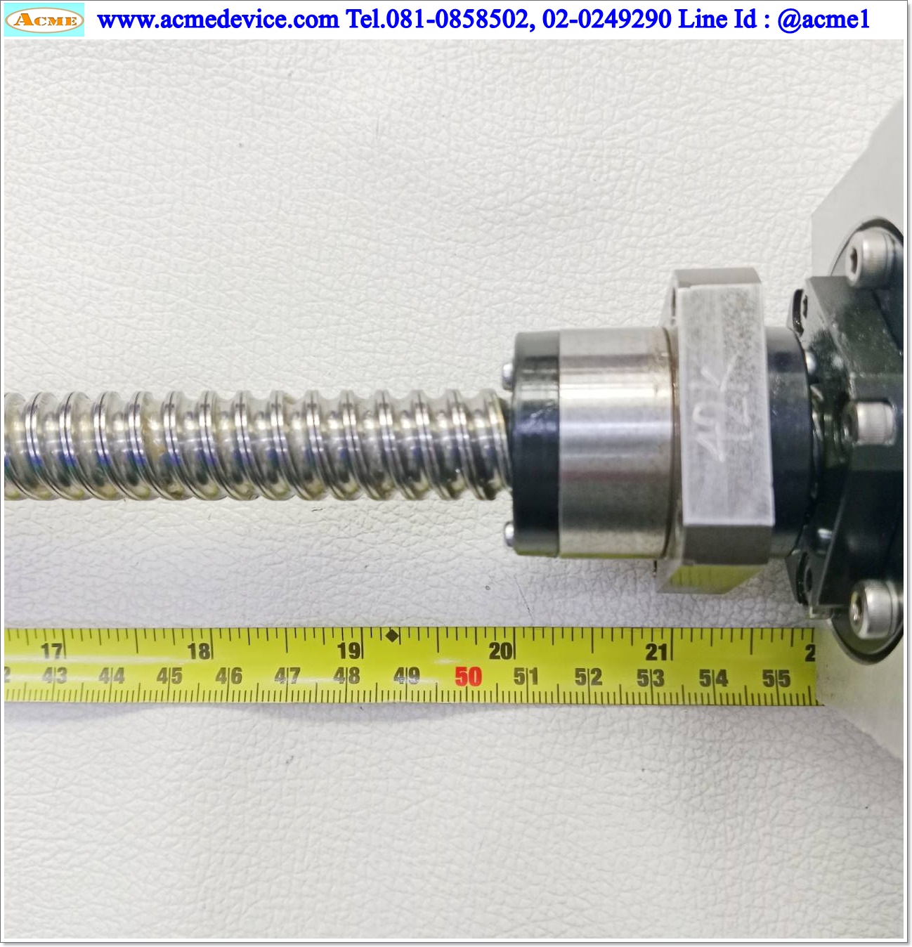 Ball Screw ??? รุ่น ???, ขนาดเพลา 16 x 660 mm., Stroke 510 mm., Pit 12 mm.