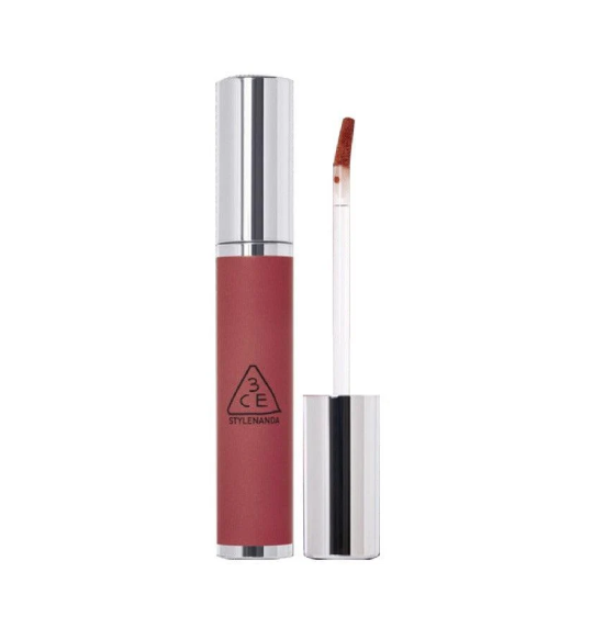 ลิปเนื้อเวลเวตแมท 3CE Hazy Lip Clay 4g # Mauvrown