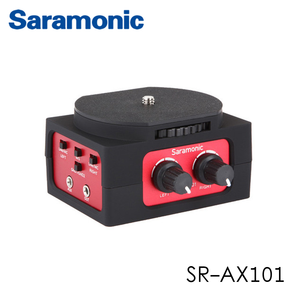 Saramonic SR-AX101 Universal Audio Adapter with Dual XLR Inputs รับประกันศูนย์ไทย 1 ปี