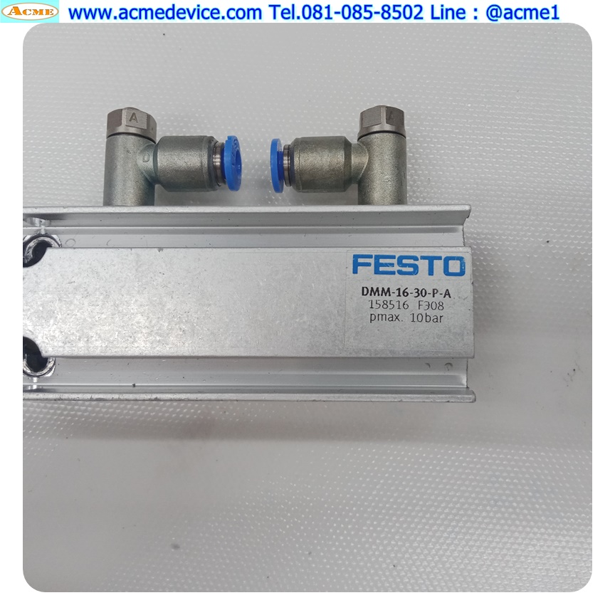 Air Cylinder Festo รุ่น DMM-16-30-P-A, Bore 16 mm., Stroke 30 mm.