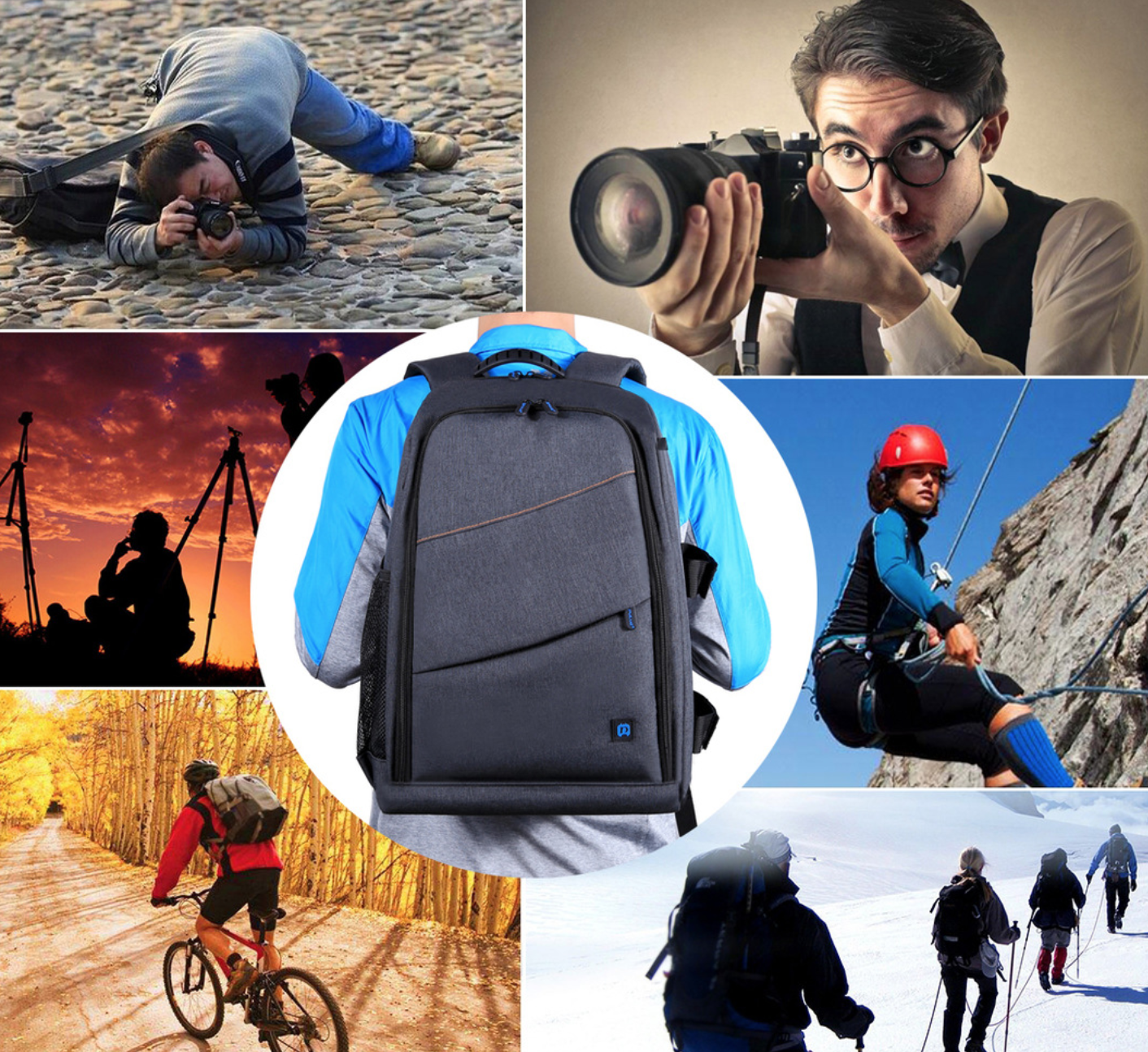 กระเป๋ากล้อง Backpack ยี่ห้อ Puluz รุ่น PU5011 สำหรับใส่กล้อง ขาตั้ง อุปกรณ์กล้อง