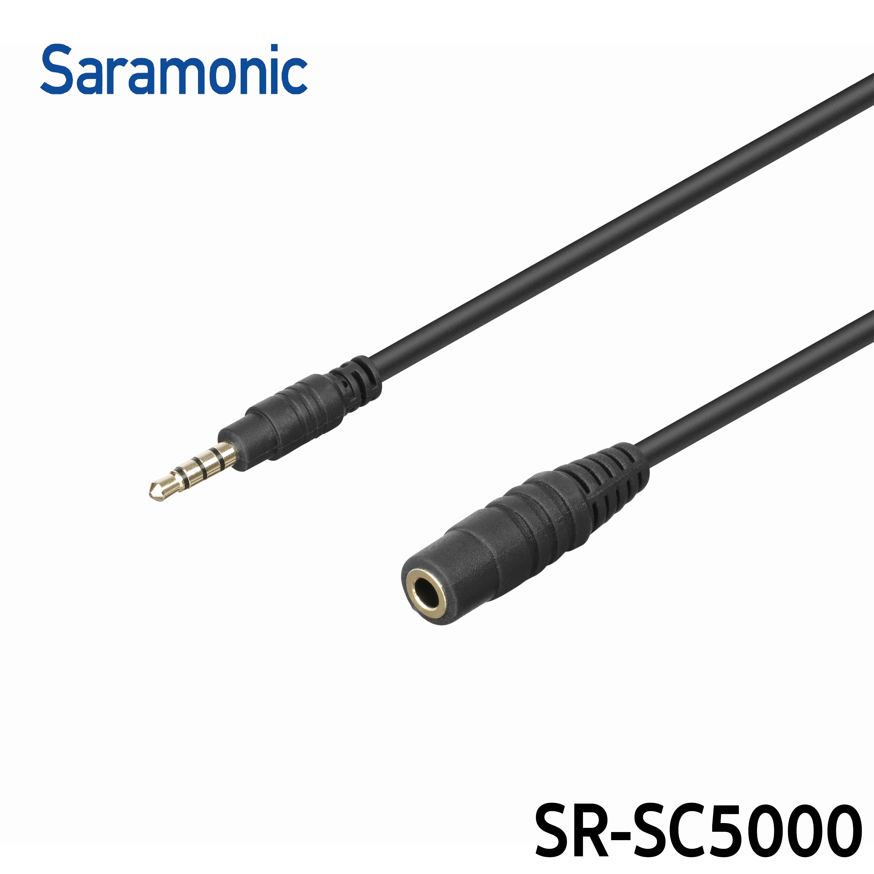 Saramonic SR-SC5000 MICROPHONE EXTENSION CABLE FOR SMARTPHONES, TABLES AND CAMERAS, 3.5MM TRRS MALE TO FEMALE CONNECTORS 16-FOOT (5M) รับประกันศูนย์ไทย 1 ปี
