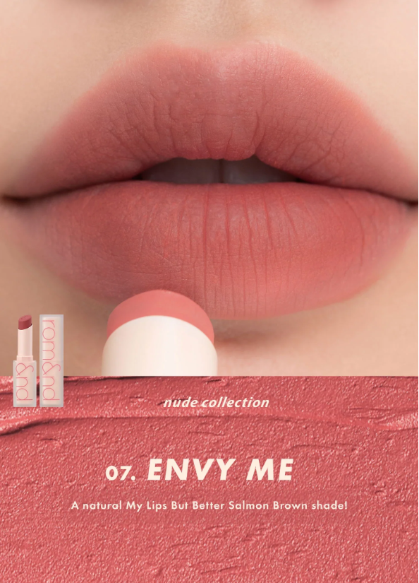 ลิปโรแมนด์ Romand Zero Matte Lip #07 Envy Me