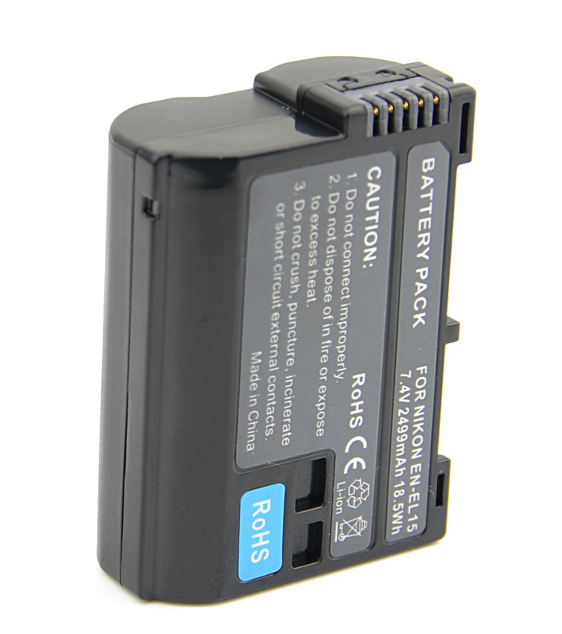 แบตเตอรี่เทียบNikon EN-EL15 สำหรับ Nikon D500/D600/D610/D7000/D7100/D7200/D750/D800/D800E/D810