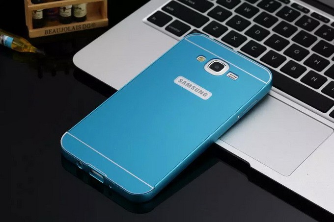 เคส ซัมซุง J7 สีทอง/ดำ/เงิน/ฟ้า/ชมพู อลูมิเนียม slide ได้