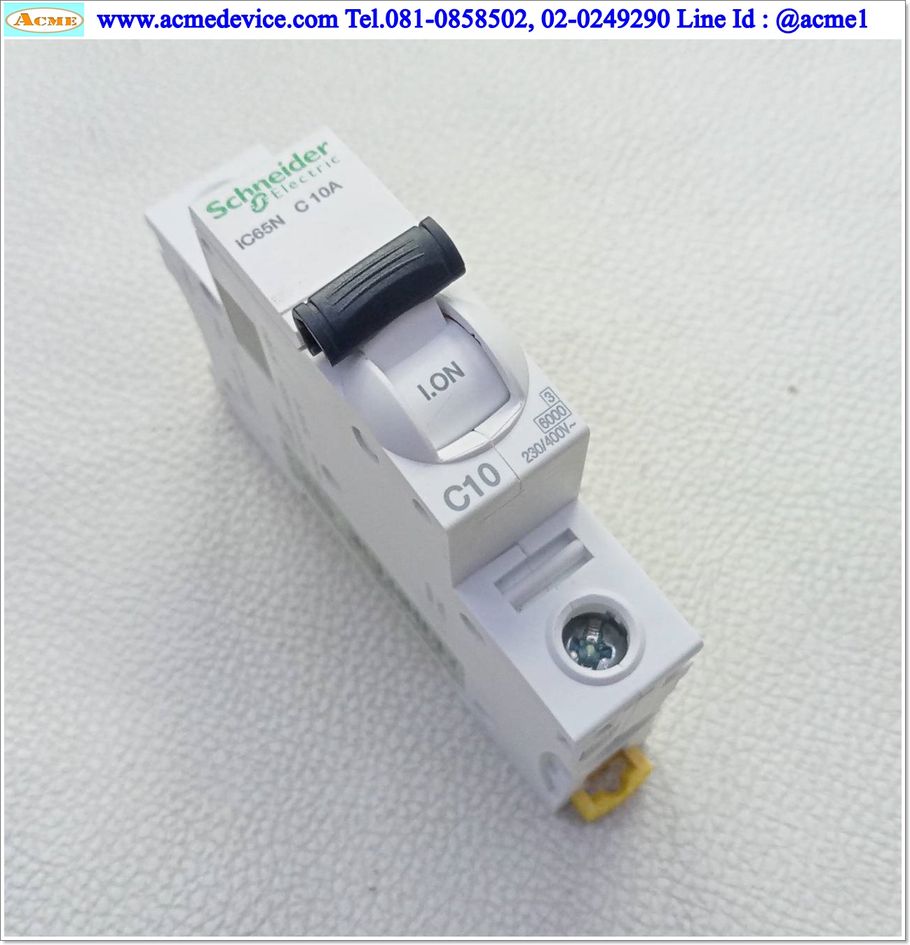 Breaker 1P Schneider รุ่น iC65N C 10A
