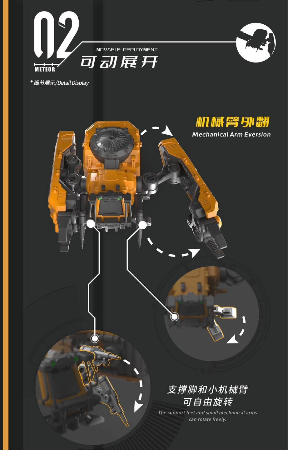 1/100 METEOR with Engineer Base ค่าย VIENTIANE FUSION โครงในเป็นโลหะ สินค้ามา เม.ย.-มิ.ย. 69 Made in Chinda