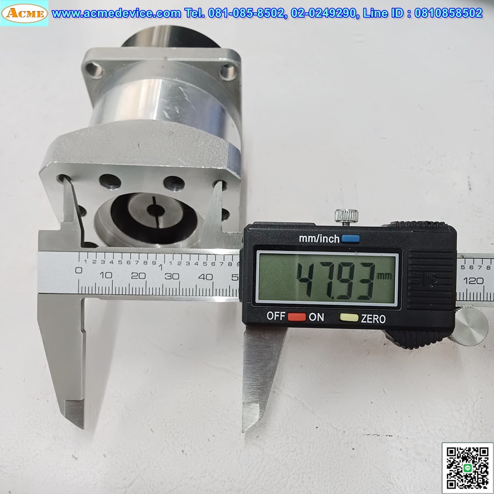 Gear Head Harmonic รุ่น HPG-14A-11-BL3-D-F0-SPH0047, Ratio 11:1, เพลาเข้า 6.25mm