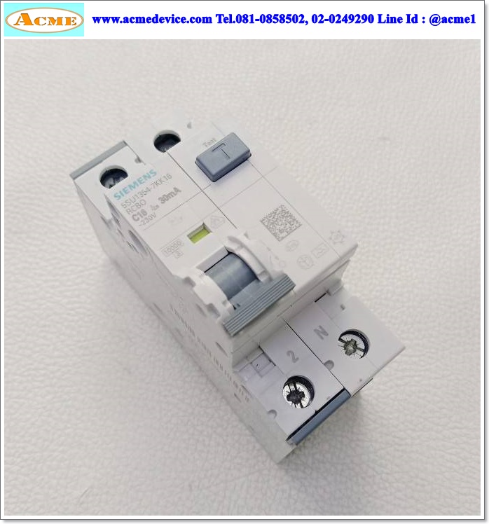 Breaker 2P Siemens รุ่น 5SU1354-7KK16, 16A