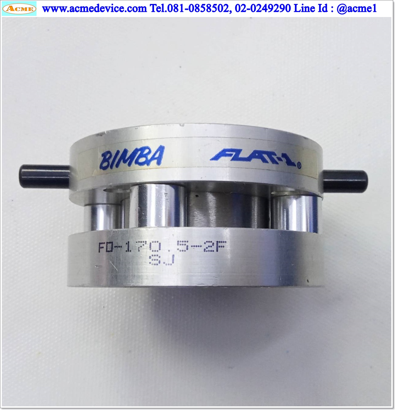 Air Cylinder BIMBA รุ่น FO-170.5-2F, Bore 1-1/2", Stroke 1/2"