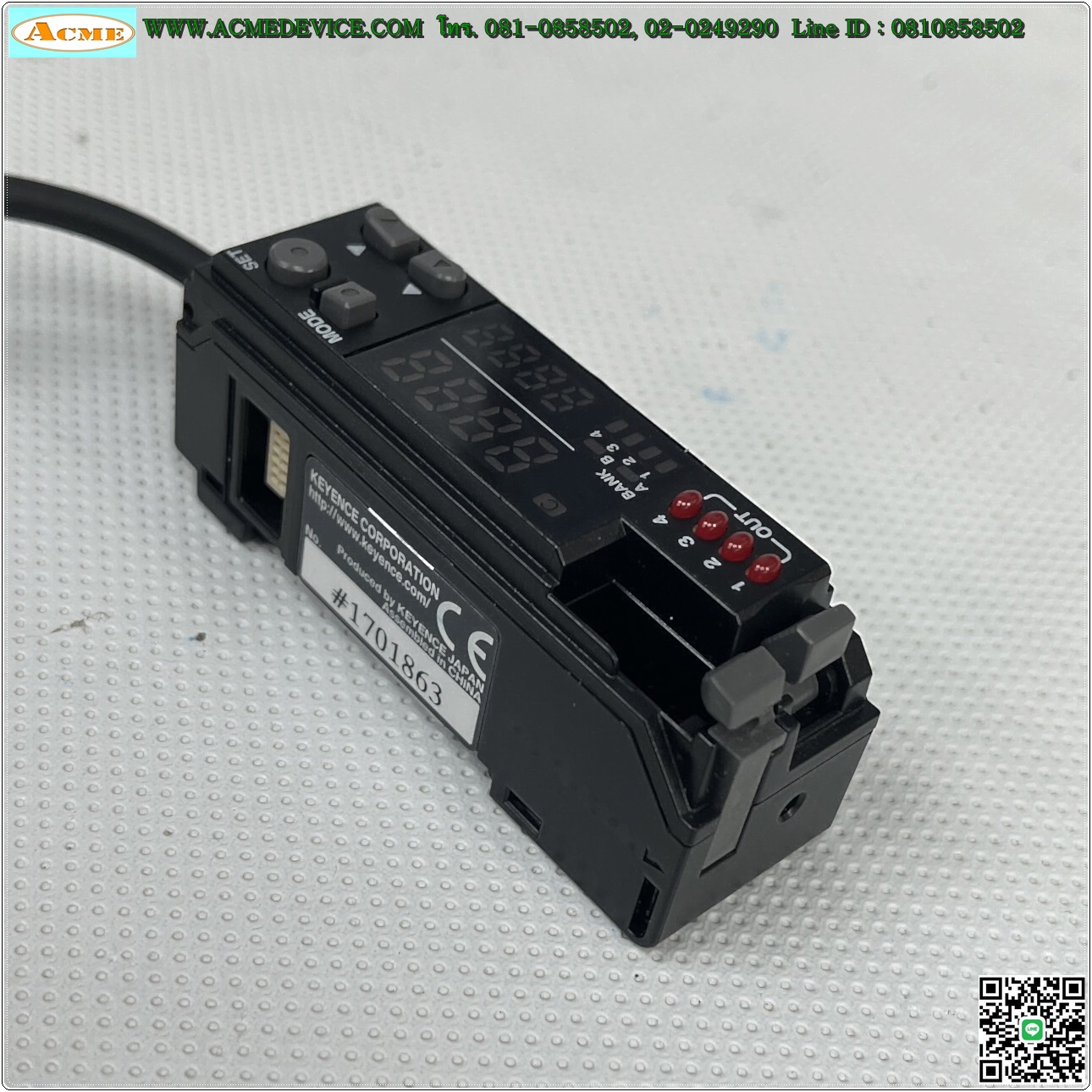 Digital RGB Sensor Keyence รุ่น CZ-V21A, NPN, ยูนิตหลัก