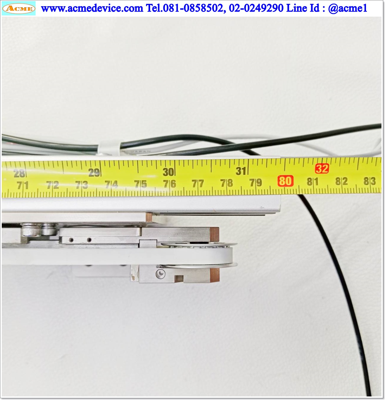 Timing Belt Feeder ขนาด 47 x 800 x 110 mm. & Motor รุ่น HECM245-F1.3A, 2-phase, 5V, 1.3A, 1.8 deg/step