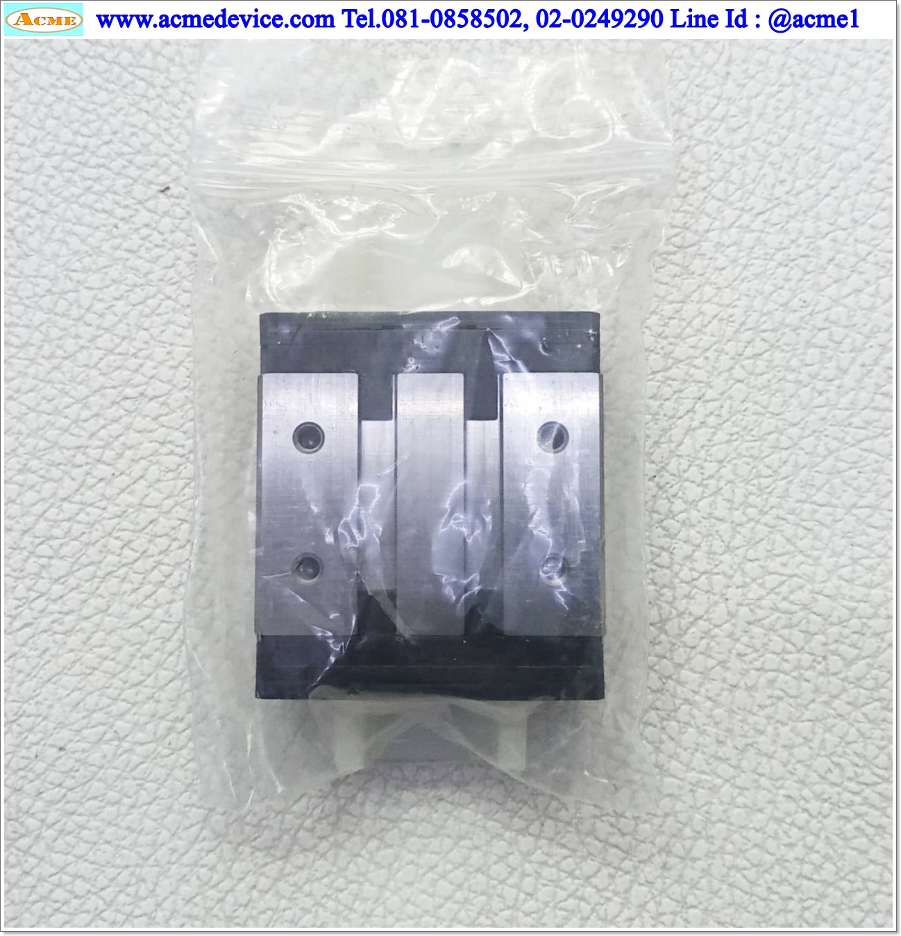 Linear Block Rexroth รุ่น R044329401, ขนาด 12 mm x 44.5 mm.