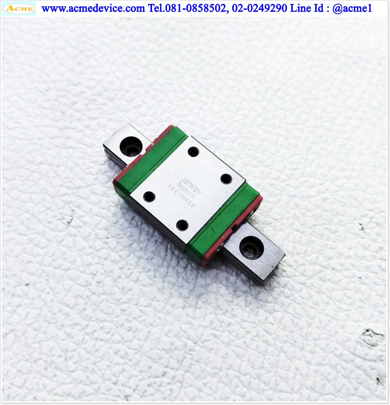 Linear Block and Rail รุ่น MGN7H, รางสไลด์ขนาด 7 mm x 40 mm.